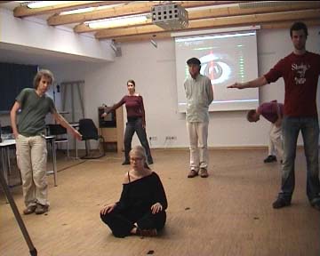Video 2: Probe des ersten Teils der Performance Steuerung des Systems mit Gesichtsbewegungen