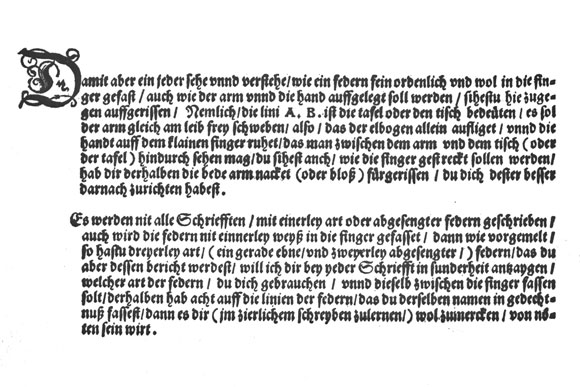 Text:geschickte Federhaltung
