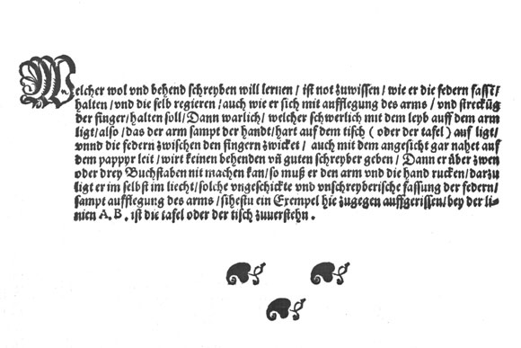 Text:ungeschickte Federhaltung