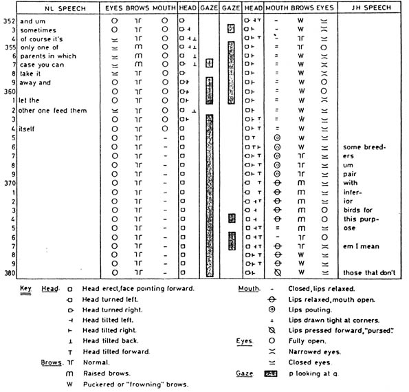Schema von Kendon
