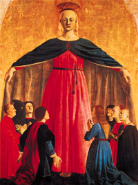 Piero della Francesca: Misericordia Poliptych (Ausschnitt)